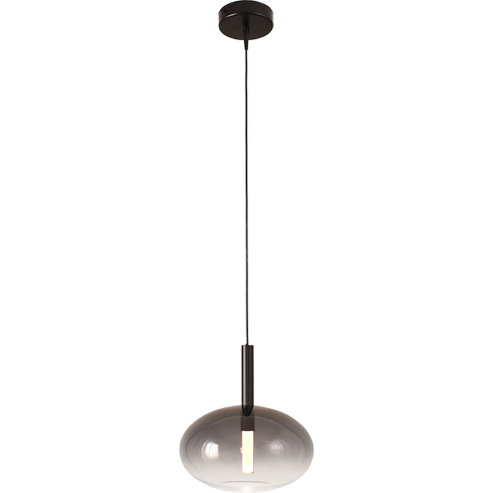 Pendellampe Ø 24 cm Lido Onion mit rauchverdünnendem Glas