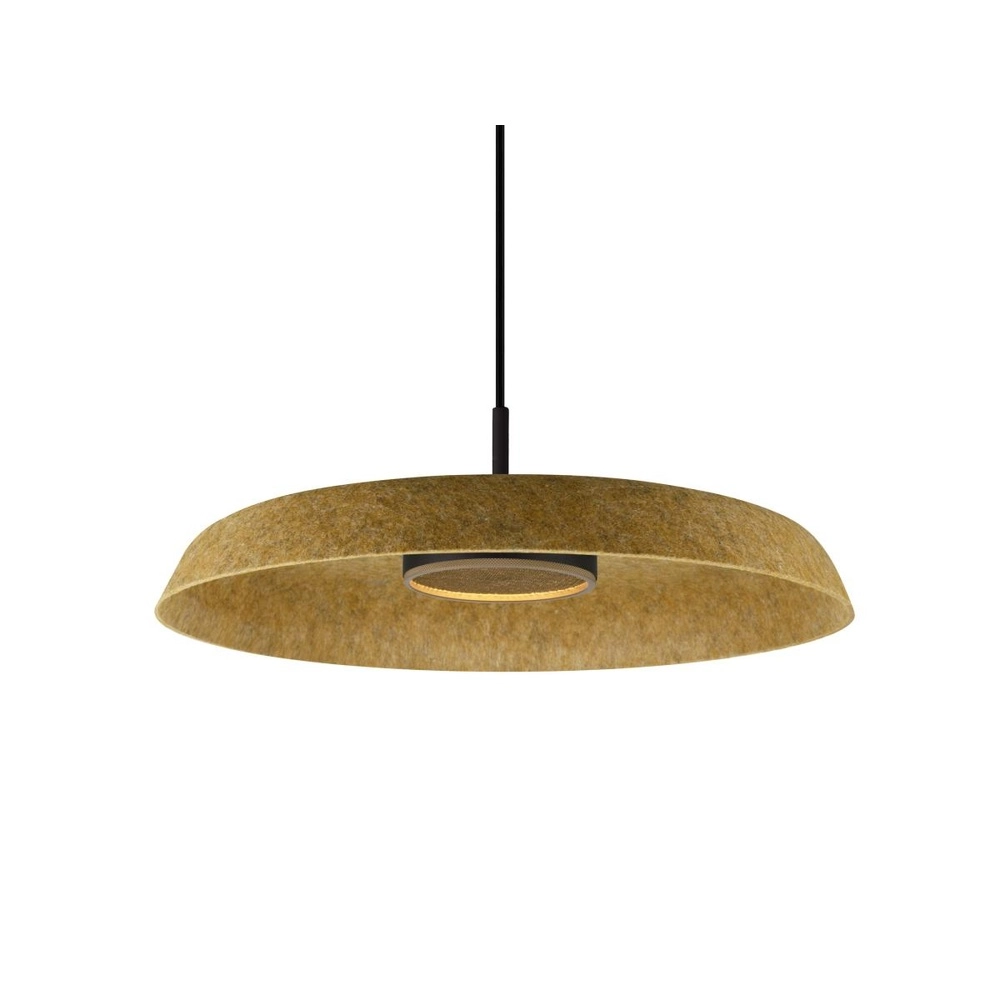 Kapuze aus Filz Grip! Flat Ø 50 x 6,2cm ockergelb SLV 4024163316194