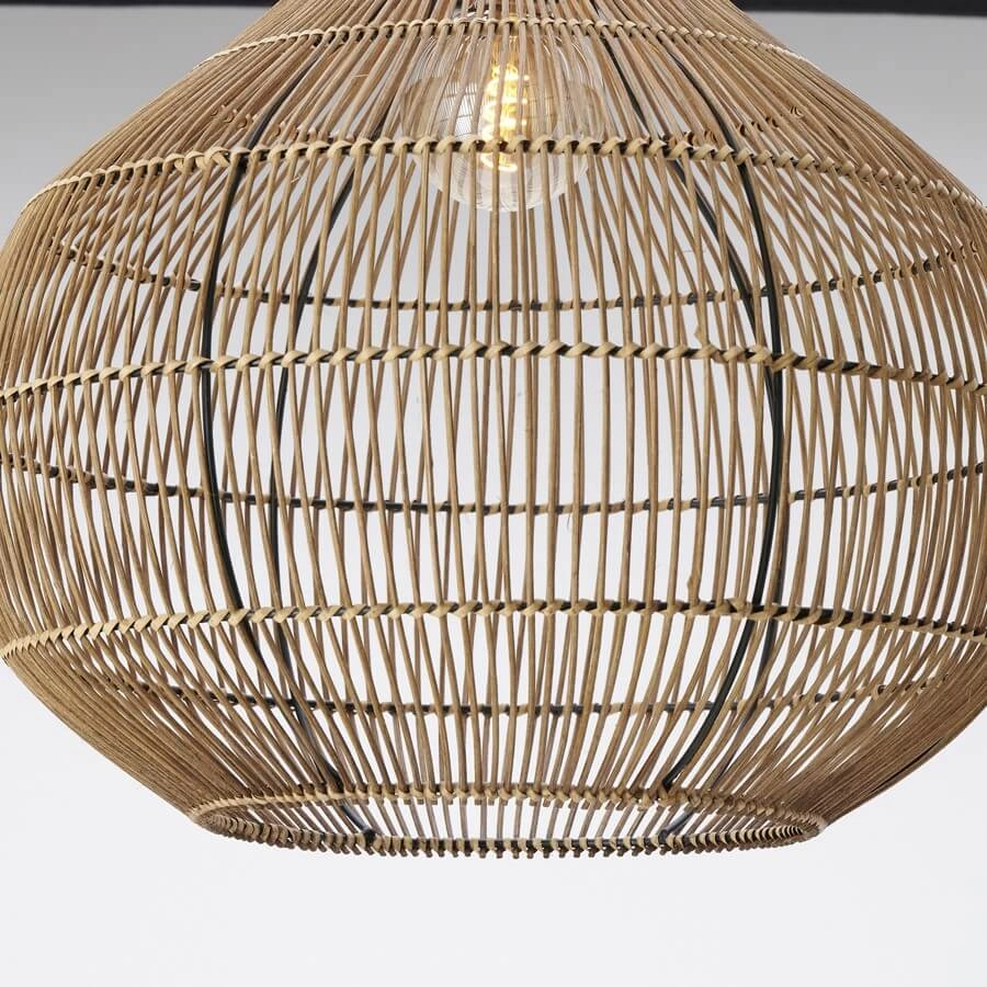 Pendelleuchte Pacino Rattan Ø 50cm Light & Living 8717807614553