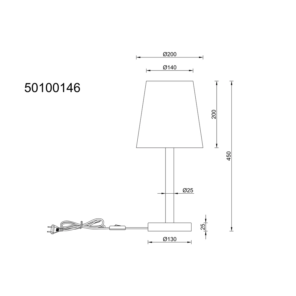 Tischlampe Joris Holz Globo 9007371510818