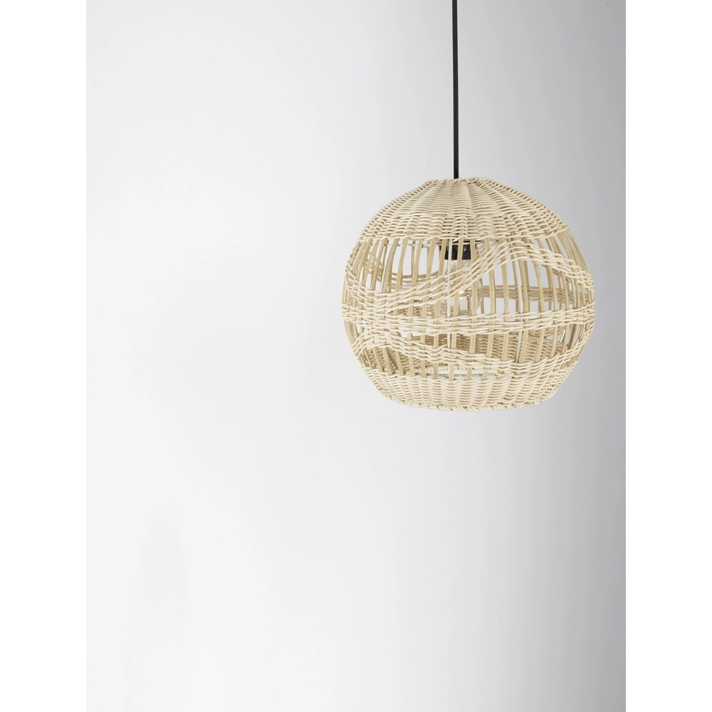 Rattan Pendelleuchte Marlo Kugel Ø 30cm Lyora 5212017438829