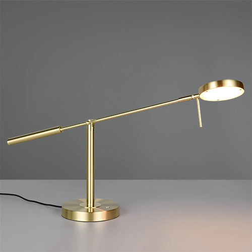 Schreibtischlampe Monza Messing Trio 4017807693294