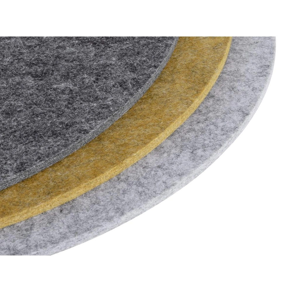 Kapuze aus Filz Grip! Flat Ø 50 x 0,6cm ockergelb SLV 4024163316163