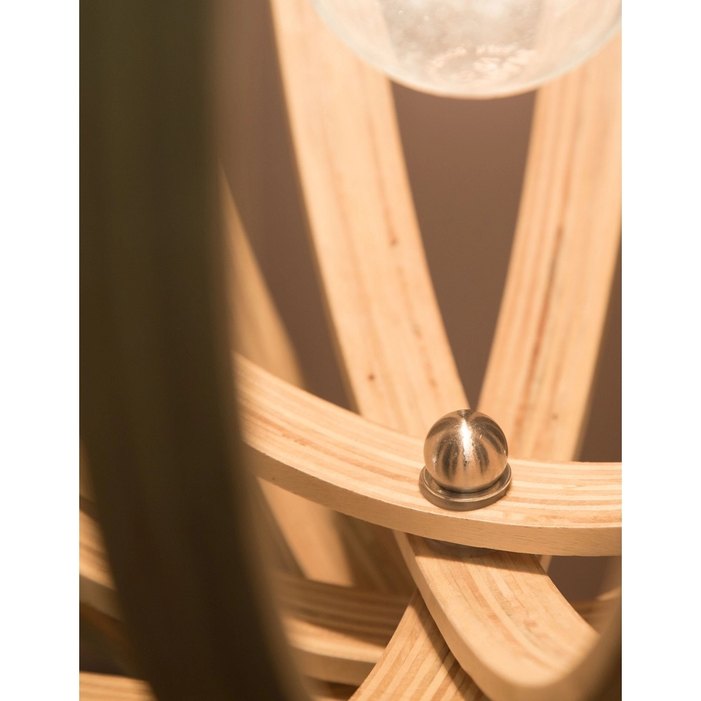 Moderne Pendelleuchte Asco Holz Ø 43cm Lyora 5212017424945