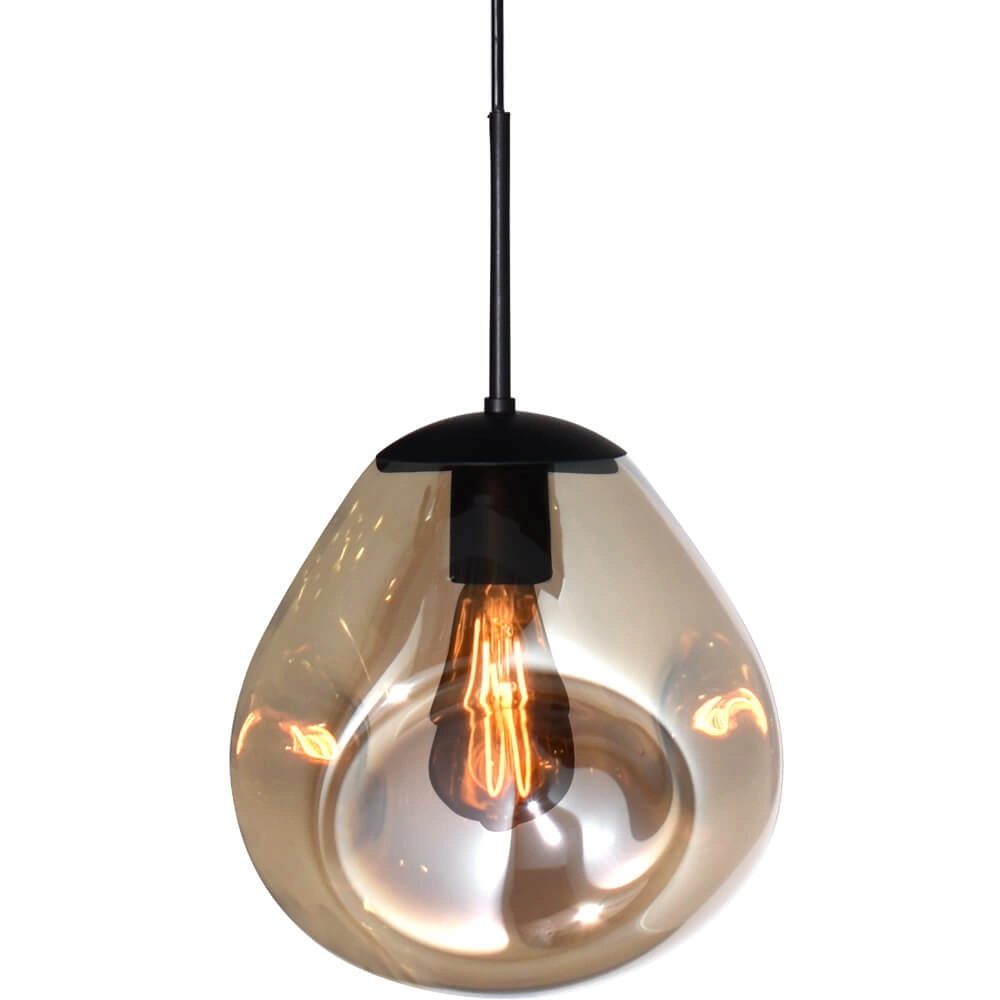 Hängelampe Lava 4x Goldglas Ø 24cm Masterlight 8718121286112