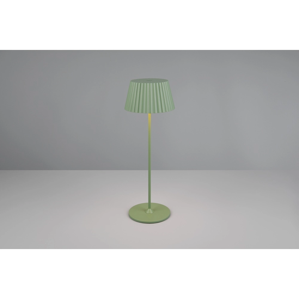 Tischlampe Suarez Pistaziengrün Trio 4017807601725