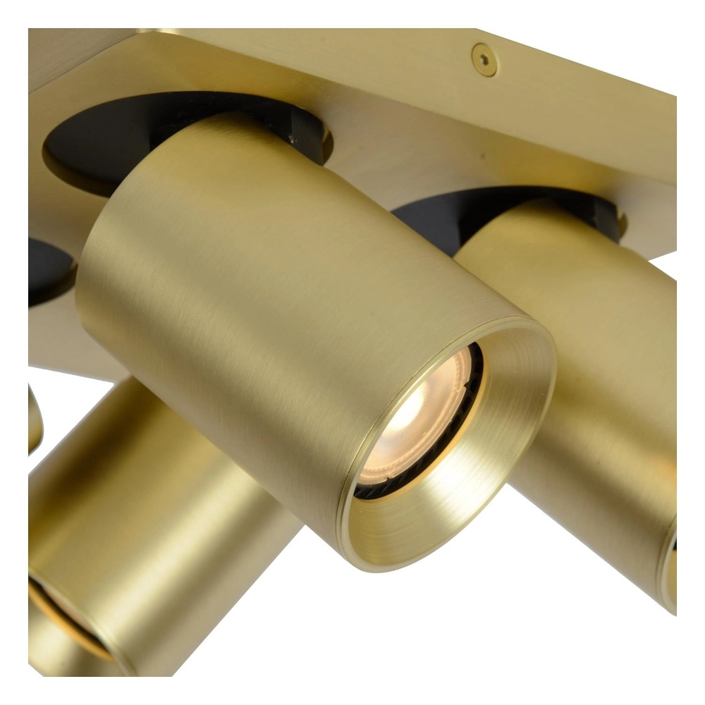 Deckenscheinwerfer Nigel 4-Licht Gold Lucide 5411212093011