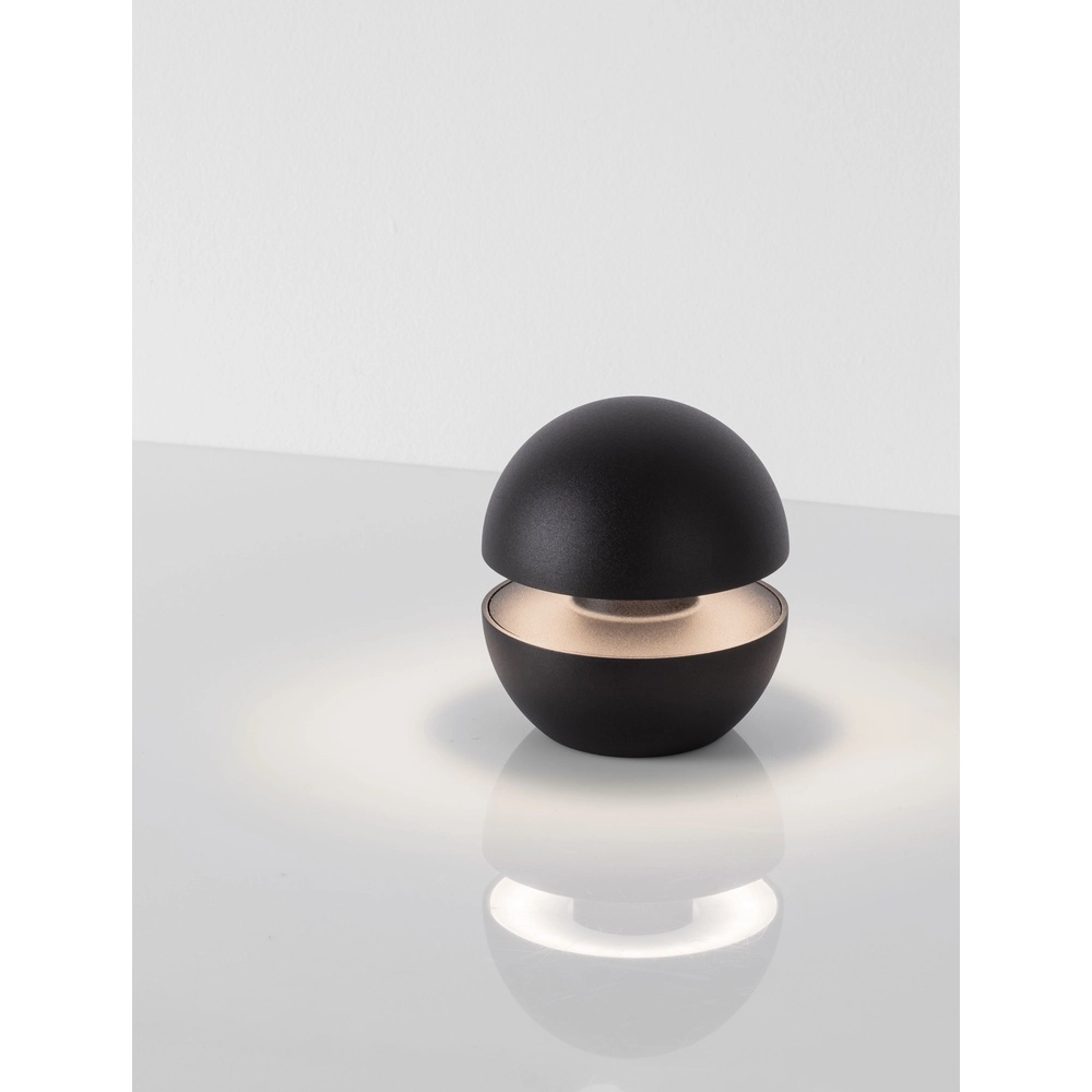 Tischlampe Puk Wiederaufladbar Schwarz