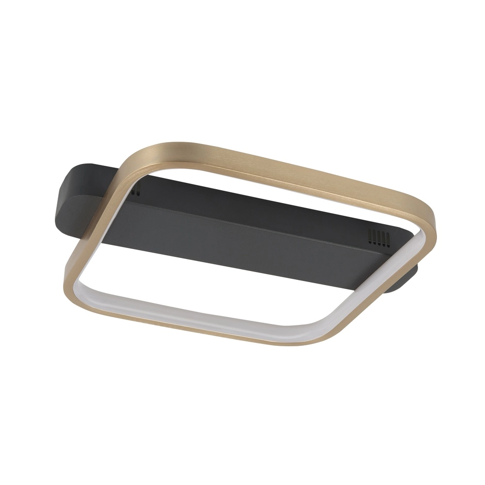 Design-Deckenleuchte Ascona schwarz mit gold 30cm Highlight 8718379038686