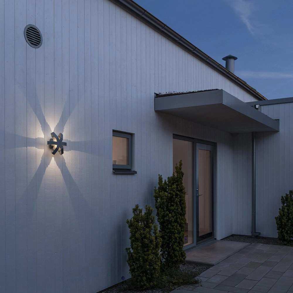 LED-Außenleuchte Pescara Star 25cm Anthrazit KonstSmide 7318307977370