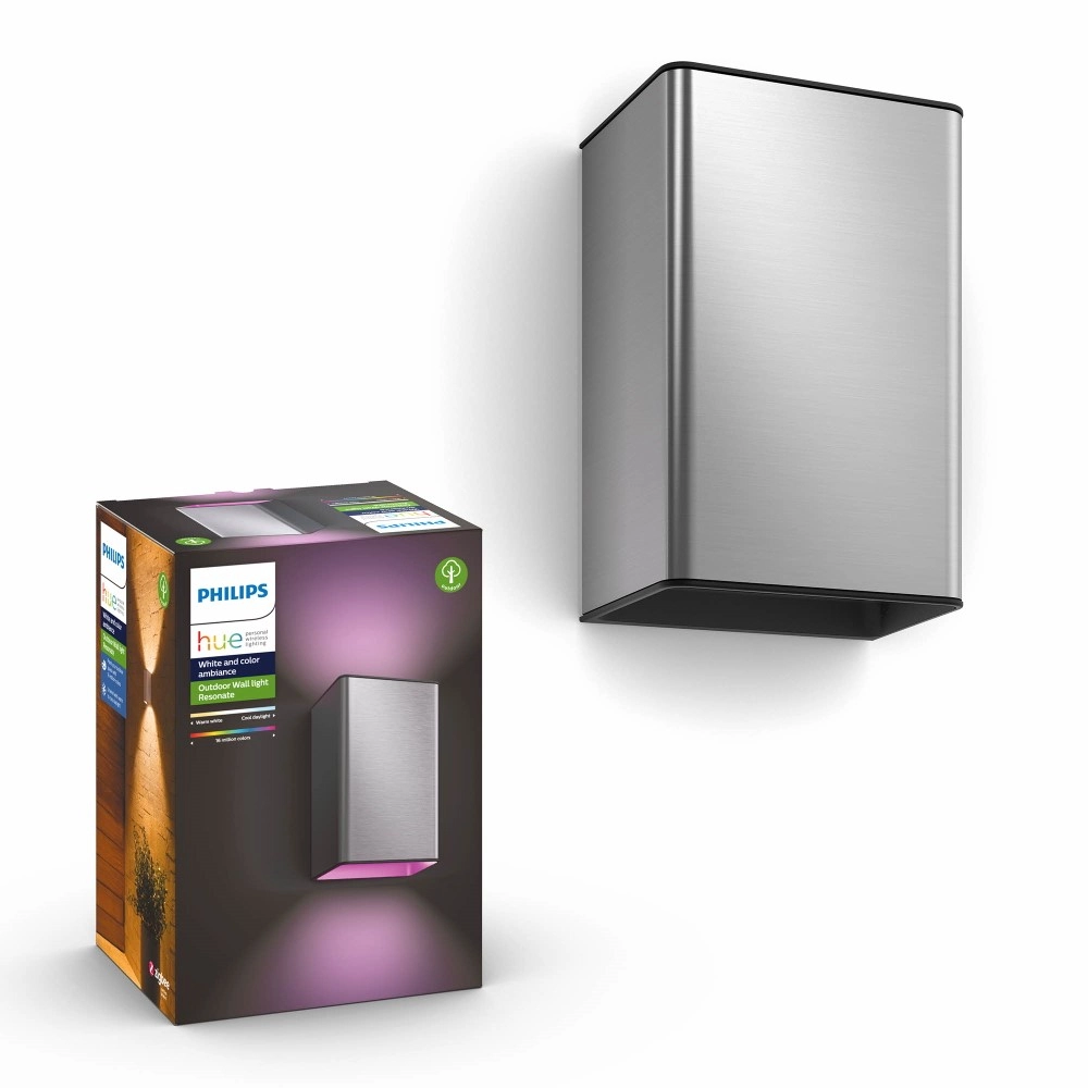 Außenleuchte Up-Down Hue Resonate Silber grau Philips 8718696174395