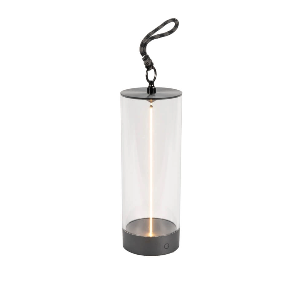 Wiederaufladbare Lampe Edison S anthrazit KonstSmide 7318307846379