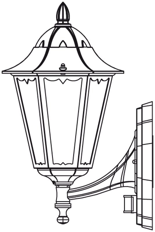 Außenlampe Navedo Bewegungssensor weiß Eglo 9002759934477