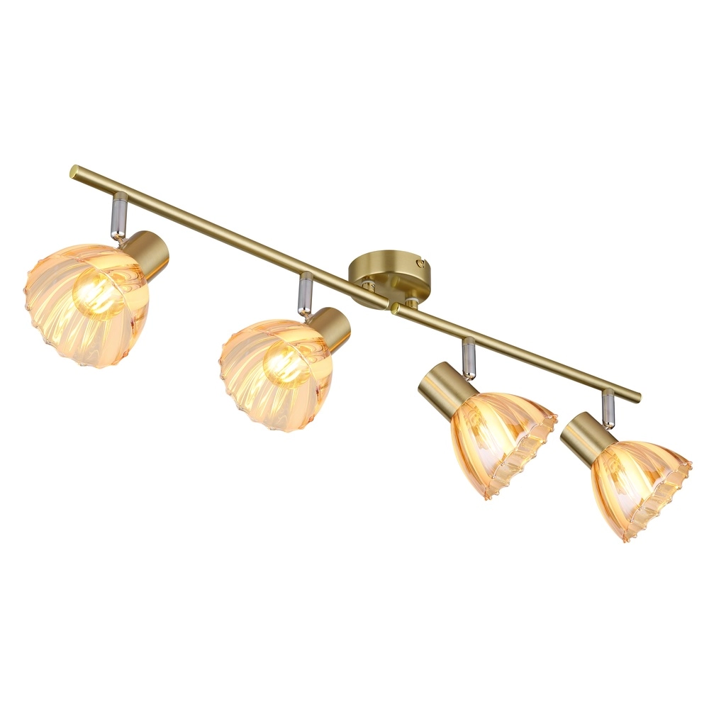 Deckenlampe 4-Licht Zachery Gold
