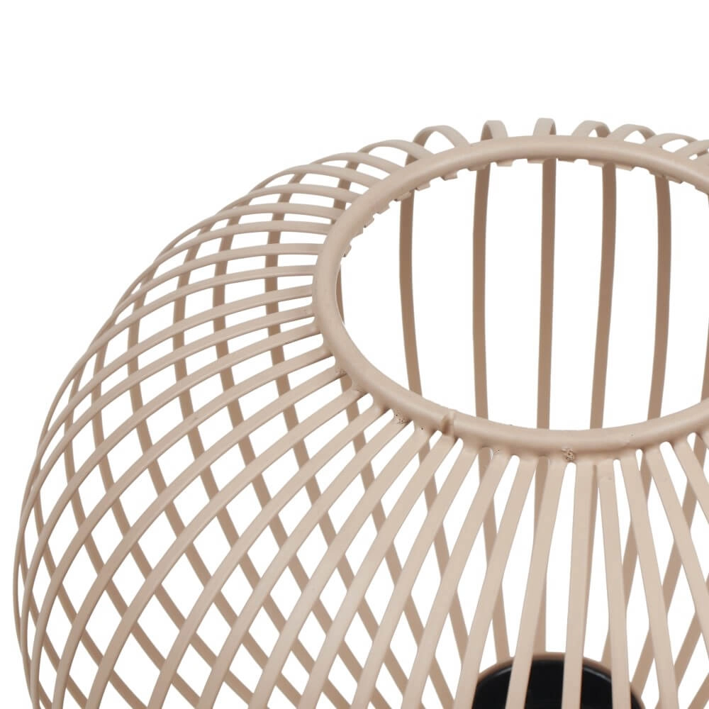Tischlampe aus Draht Gila Ø 23cm - Sand Trio 4017807629088