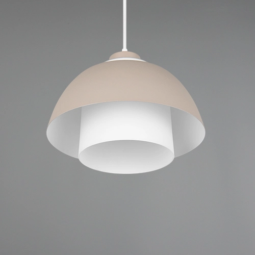Design-Pendellampe Tilos sandbraun Ø 30 cm Trio 4017807690118