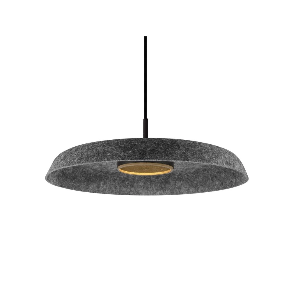 Kapuze aus Filz Grip! Flat Ø 50 x 6,2cm anthrazit SLV 4024163316217