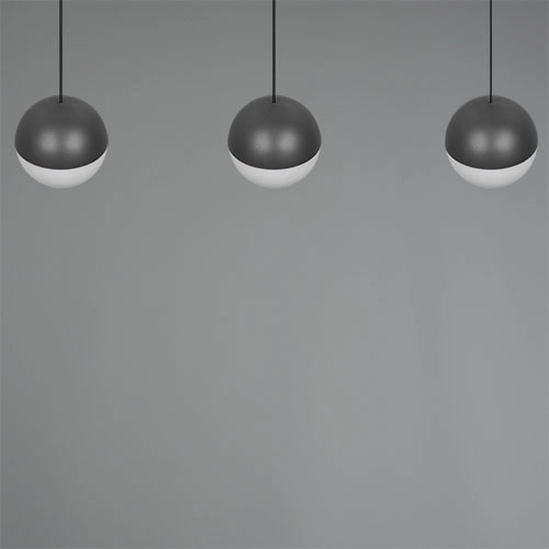 3-Licht Pendellampe Senta Anthrazit Trio 4017807697858