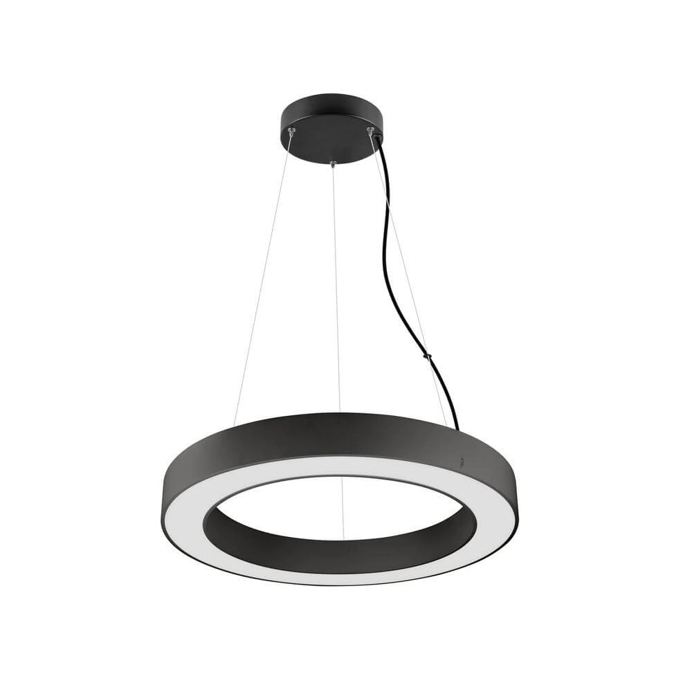 Schwarze Pendelleuchte Medo Ring 60 Ø 60cm SLV 4024163298087