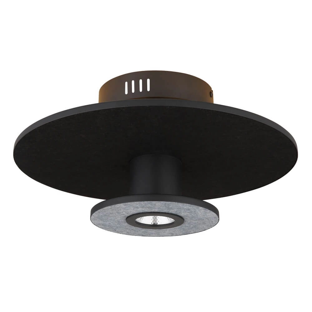 Schwarze Deckenleuchte Carter Ø 38cm mit Filz Globo 9007371471744