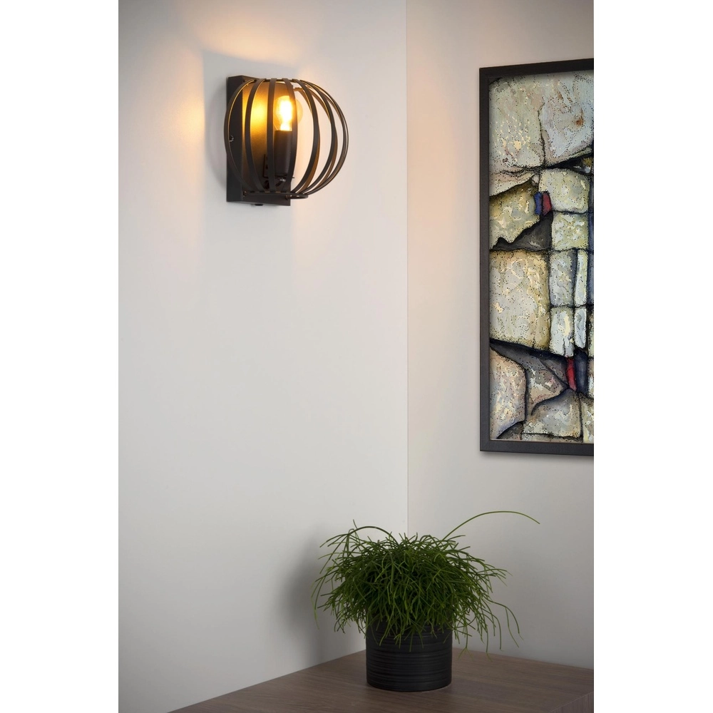 Wandlampe Manuela Schwarz Lucide 5411212782762
