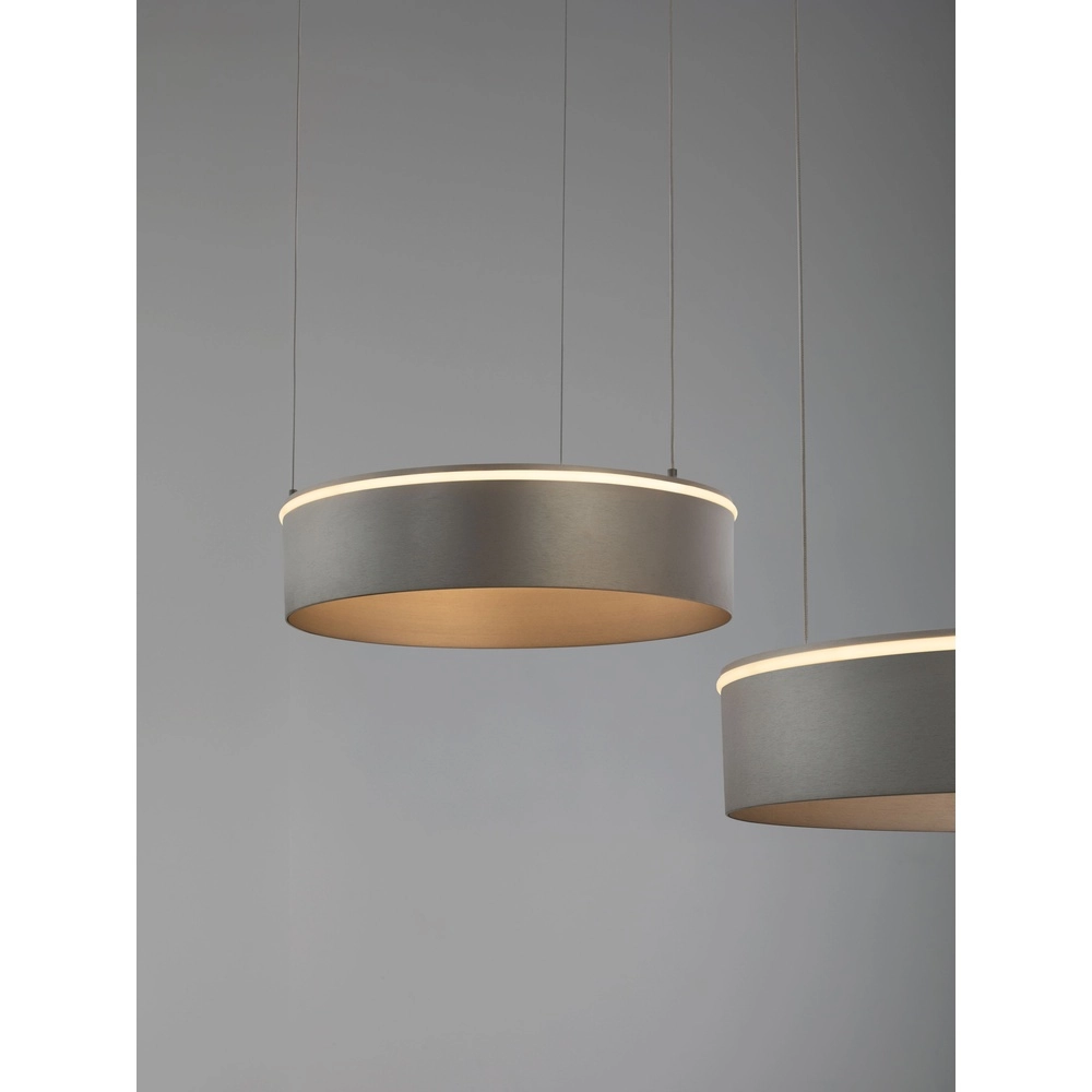 Moderne Pendellampe Olivia Doppelnickel Lyora 5212017494276