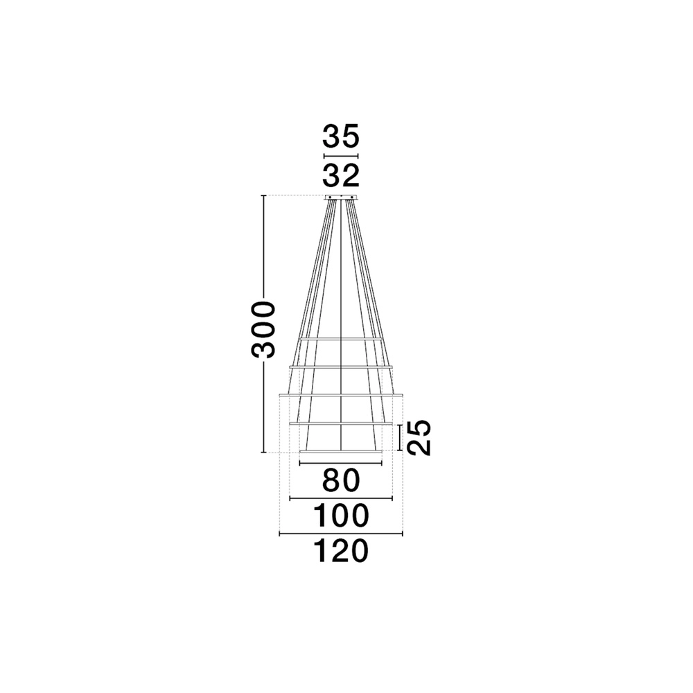 Design-Pendelleuchte Maelo schwarz Ø 120cm Lyora 5212017479730