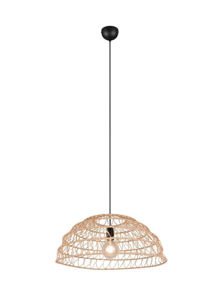 Rattan Pendelleuchte Paulette Ø 60cm