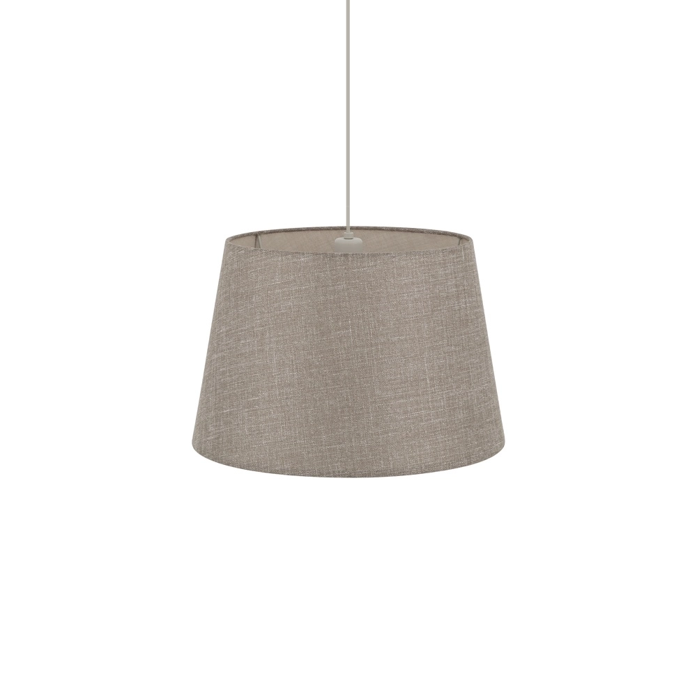 Pendellampe Tutoia sandbraun Ø 46 cm Lyora 5903139116824