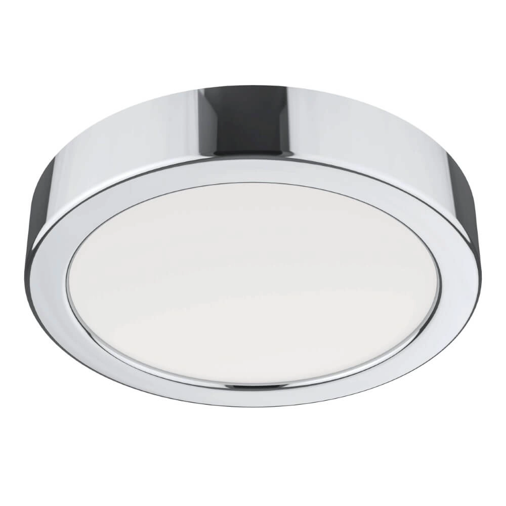 Badezimmerlampe Fueva 5 IP44 – Chrom – Ø 16 cm