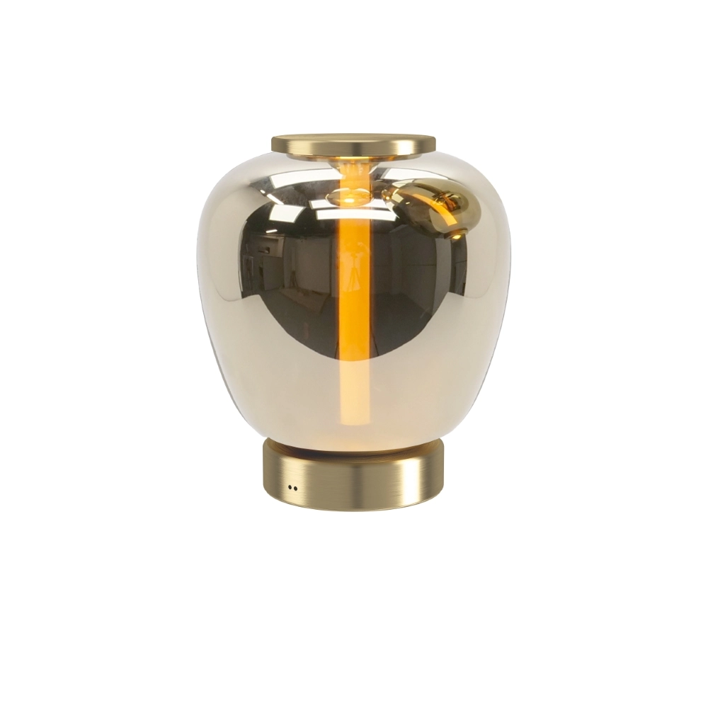 Design-Tischlampe Fruitera gold Ø 21 cm Stars of Light 9008606360079