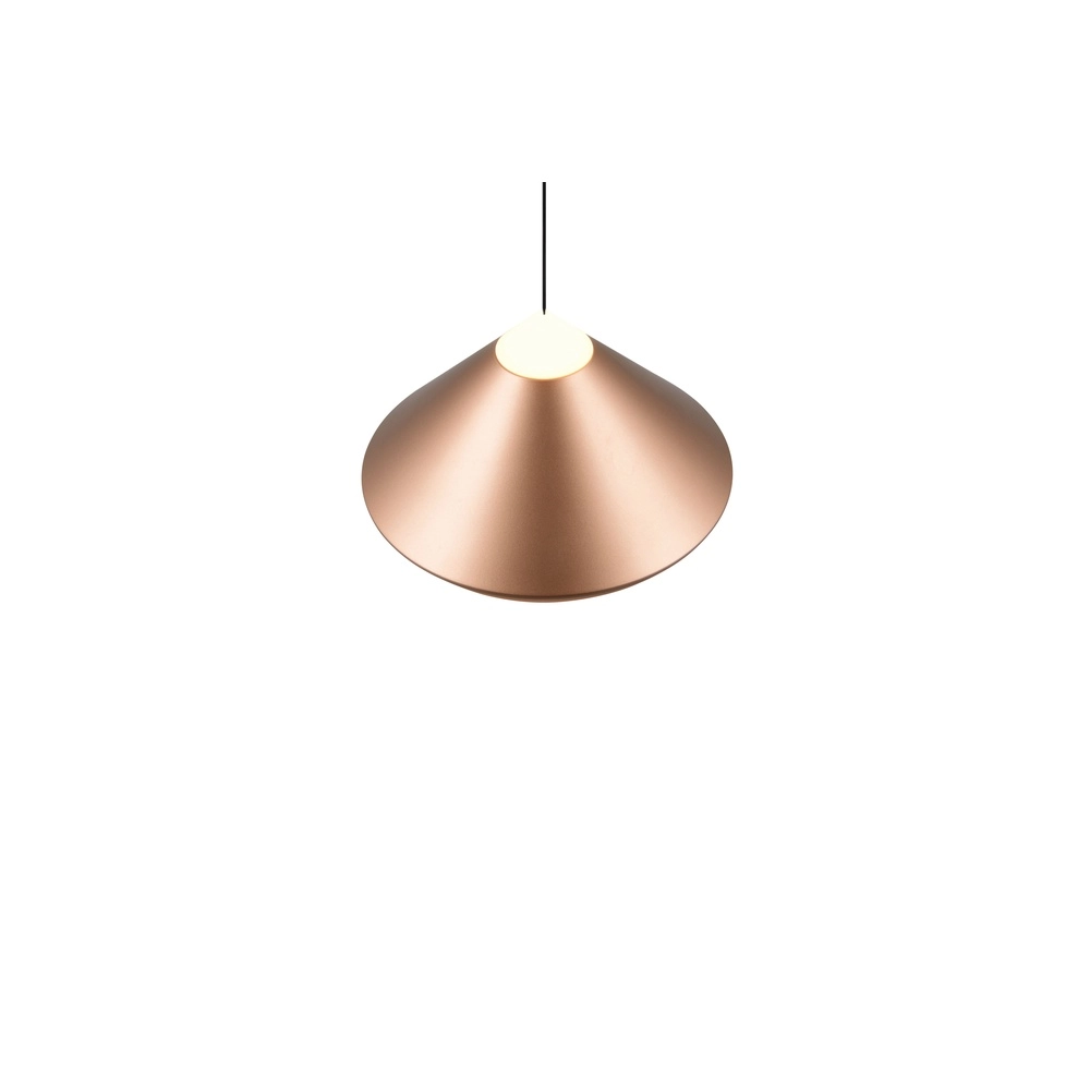 Moderne Pendelleuchte Laguna Ø 30cm kaffeebraun Trio 4017807677522