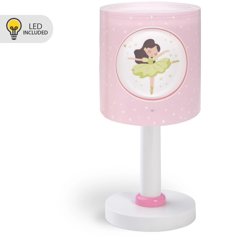 Tischlampe Princess Dance Pinkes Leuchten im Dunkeln Dalber 8420406609119