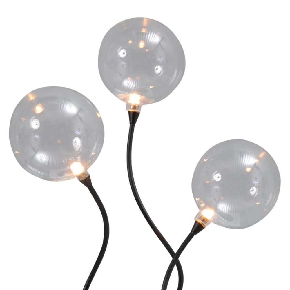 LED Tischlampe Gio 3-Licht-Schwarz Masterlight 8718121182117
