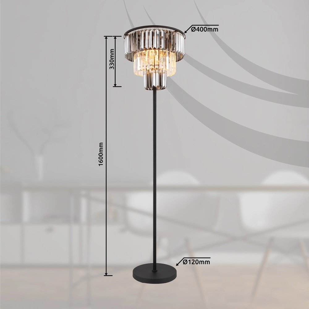 Stehlampe Naxis Ø 40cm Globo 9007371446391