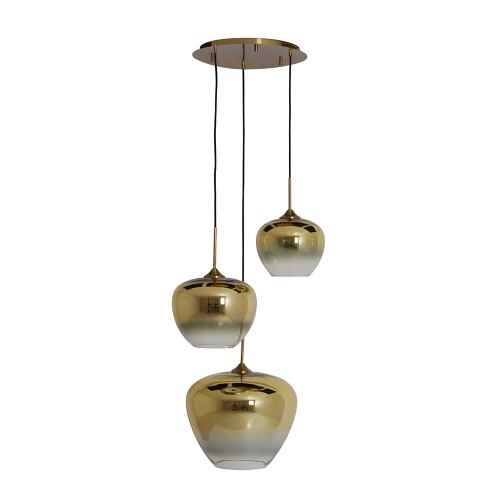 Pendellampe Mayson 3-Licht Gold