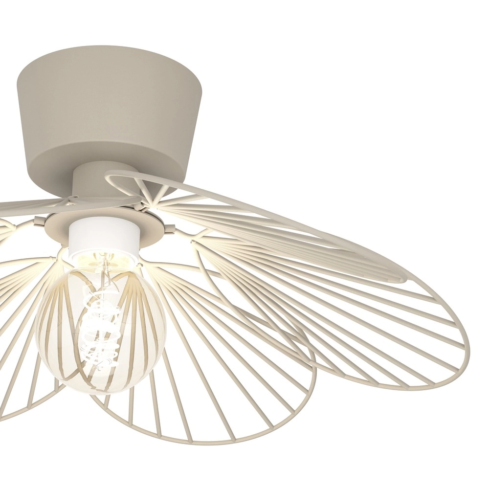 Deckenlampe Binacua sandbraun Ø 45 cm