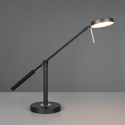 Schreibtischlampe Monza Schwarz Trio 4017807693256