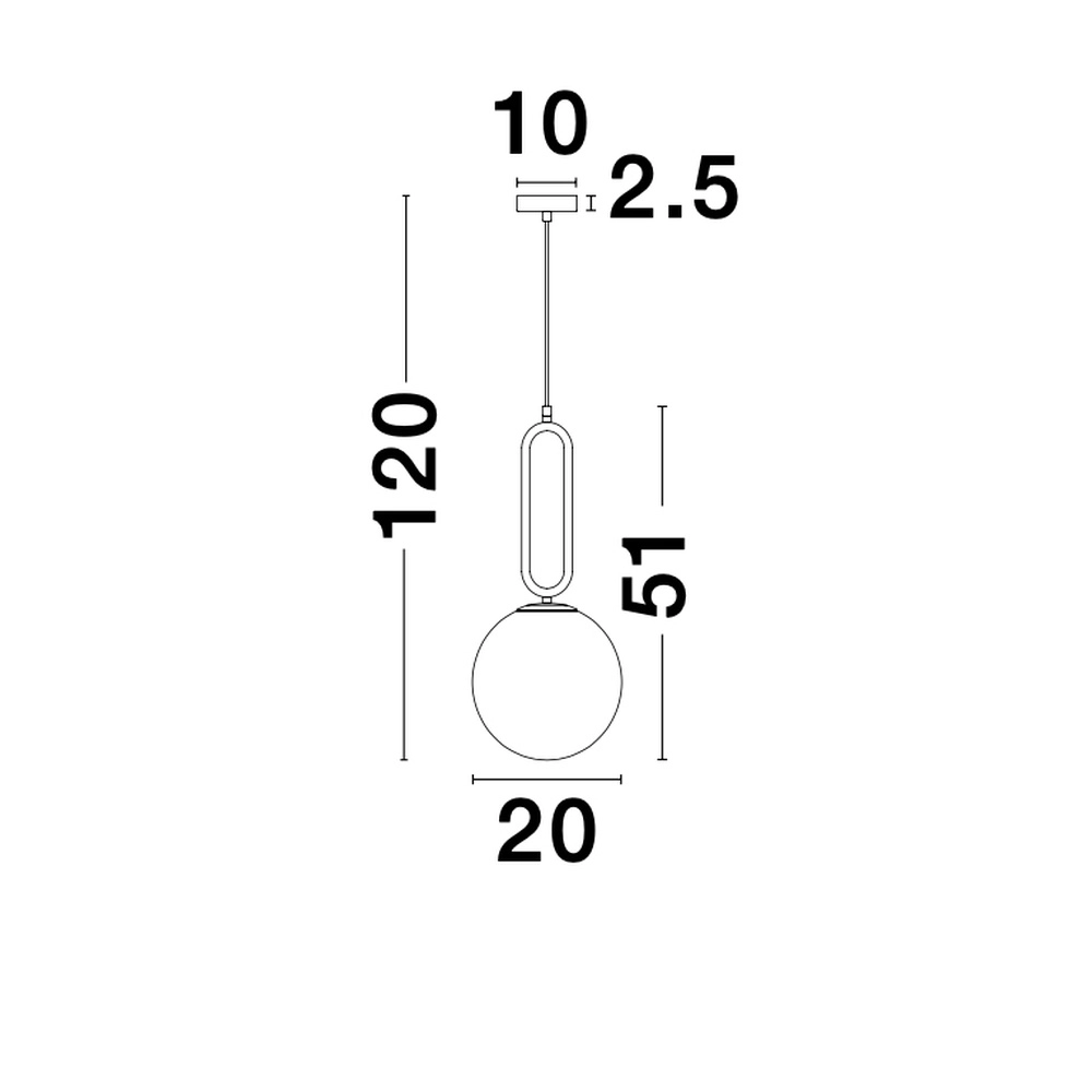 Pendelleuchte Grus schwarz Ø 20cm Lyora 5212017423108