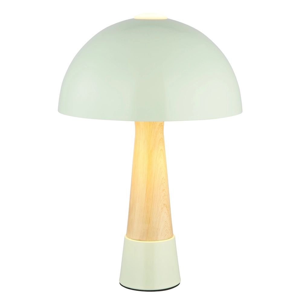 Einzigartige Tischlampe Paulin Ø 25 cm grün