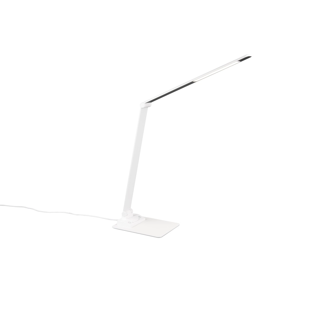 Schreibtischlampe Travis Design Weiß Trio 4017807600193