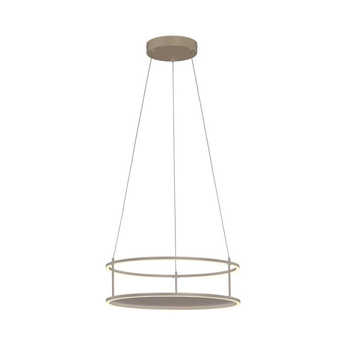 Design-Pendellampe Conni Ø 50 cm sandbraun