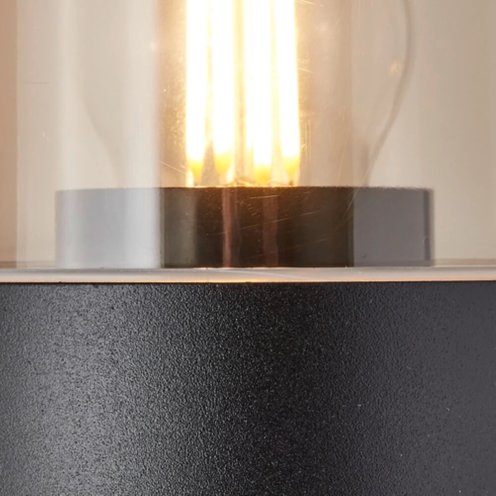 Schwarze Außenlampe Sergioro Brilliant 4004353405662