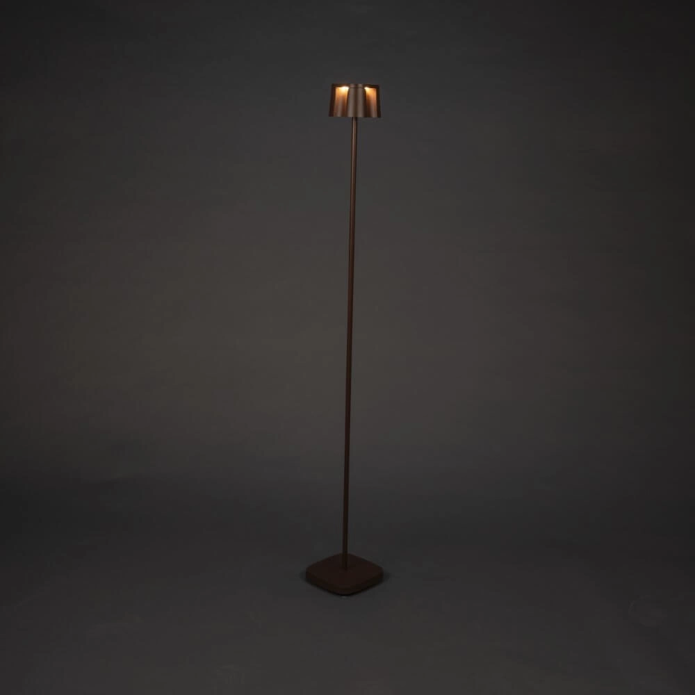 Rostbraune Stehlampe Nice für draußen KonstSmide 7318307831979