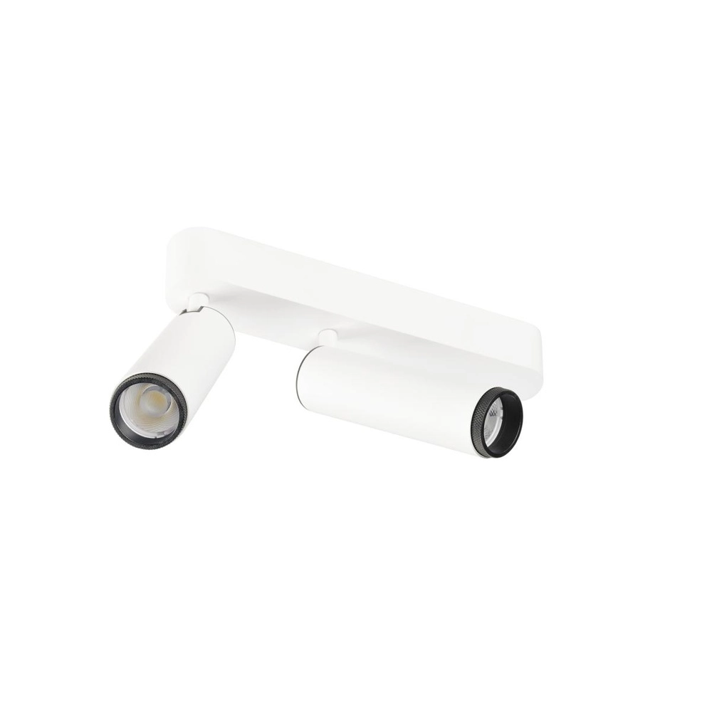 Aufputz-Spot Grip! M 2-flammig weiß 3000K SLV 4024163304597