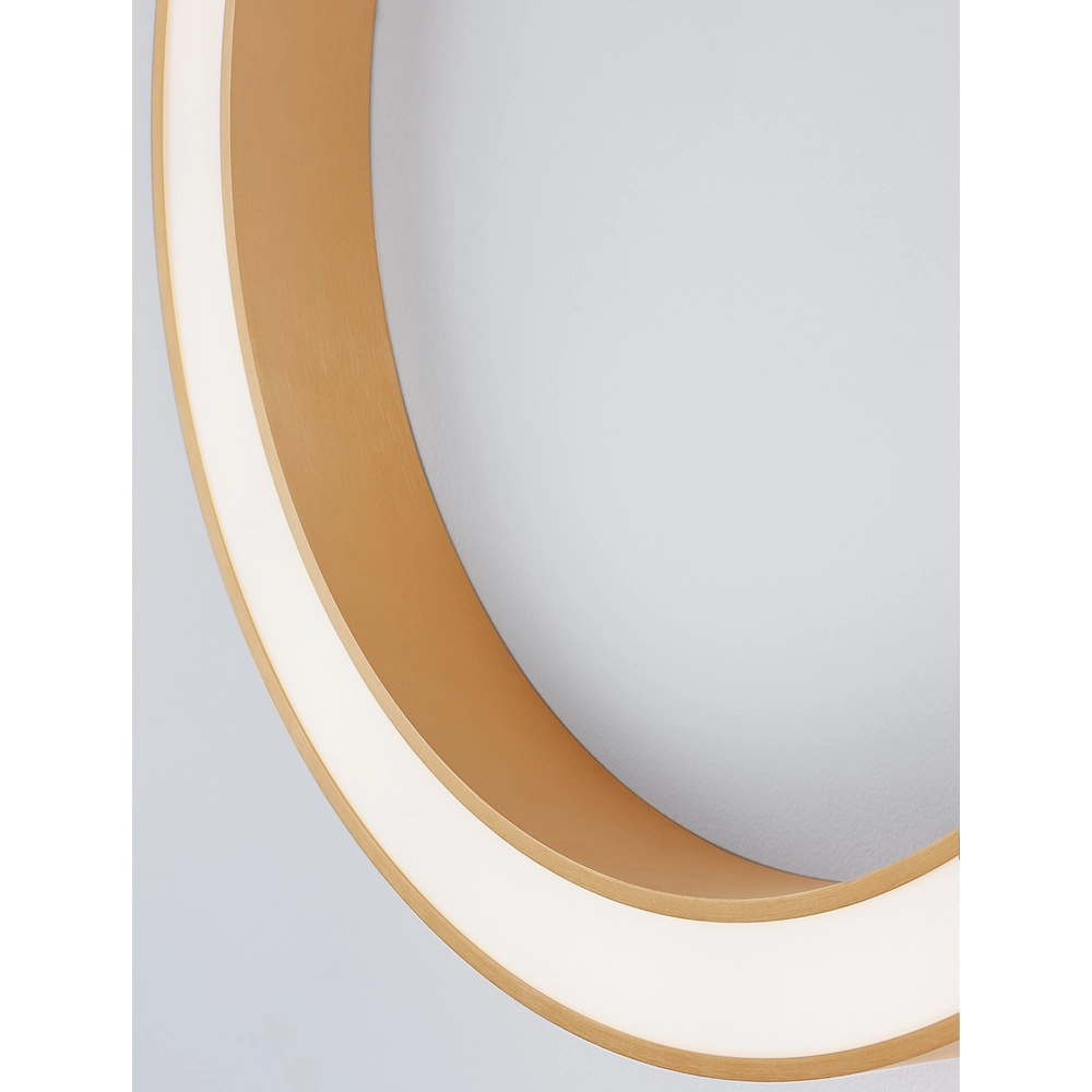 Deckenlampe Morbido gold Ø 80cm Lyora 5212017438621