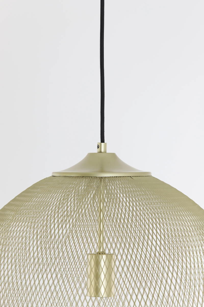 Goldene Pendelleuchte Moroc Ø 50cm Light & Living 8717807605223