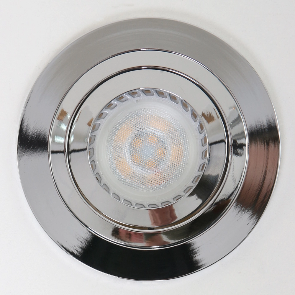 Einbaustrahler Round 10 cm metallic-grau Steinhauer 8712746113532