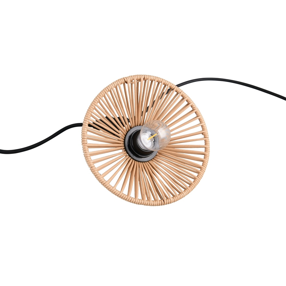 Lichterketten Chain Schwarz mit Braun 600 cm Trio 4017807697612