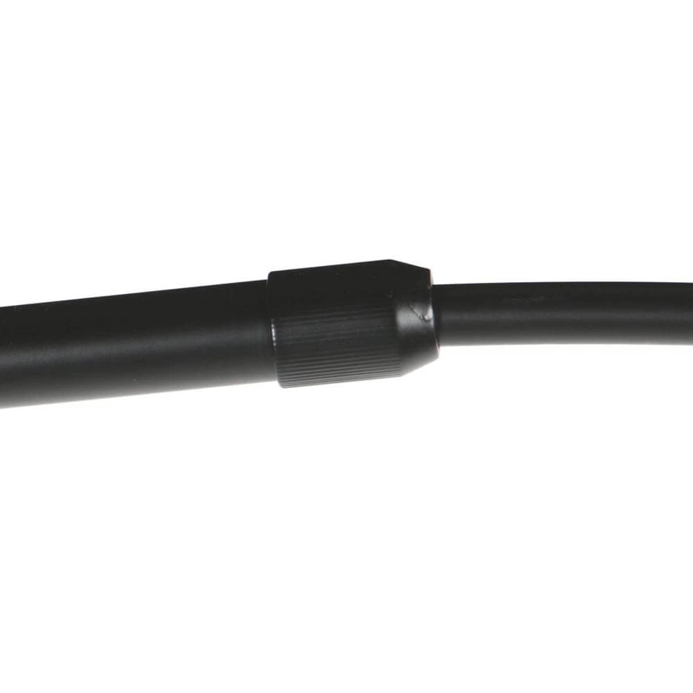 Stehlampe Curve schwarz mit Rattanschirm Ø 50cm Steinhauer 8712746179422